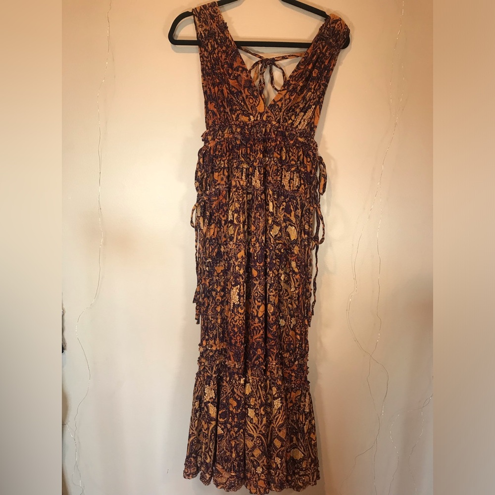 $1,090 ULLA JOHNSON Fiona Gown in Celestial Sz 2 - Picture 10 of 12